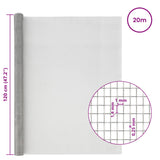Mesh Screen 120 x 2000 cm 18 Mesh Stainless Steel 201 Silver 42039625