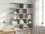 Wall Shelf Concrete Grey 70 x 20 x 100 cm Engineered Wood 8012151