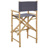 Folding Director's Chair 2 pcs Natural Bamboo 42028053