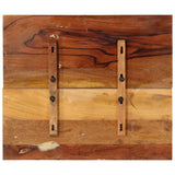 Table Top Various shades of brown Solid reclaimed wood 60x70cm 286042