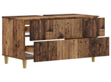 Bathroom Sink Cabinet ARNHEM Old Wood 82 x 41x 59 cm 896583