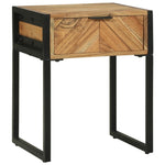 ZNTS Bedside Cabinet 40x35x50 cm Solid Wood Acacia 374105
