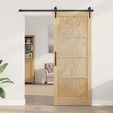 Interior Door ORKDAL Brown 86 x 211 cm Plywood 4102673