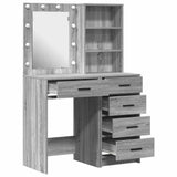 Dressing Table 2 pcs Grey 50 x 41 x 135 cm Engineered wood 3334205