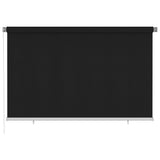 Outdoor Roller Blind 240x140 cm Black 312948