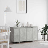 Sideboard Concrete Grey 135 x 41 x 75 cm Engineered Wood 3333889