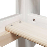 Bunk Bed without Mattress White 80x200 cm Solid Wood Pine 3282122