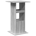 ZNTS Bar Table with Storage Grey Sonoma 60x60x102 cm Engineered Wood 854333