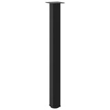 Bar Table Legs 4 pcs Black 90-92 cm Steel 4012472