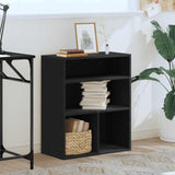 Book Cabinet Black 60x30x71.5 cm Engineered Wood 860311