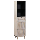 Bathroom Furniture Set with Drawer 4 pcs White Engineered Wood 3310074
