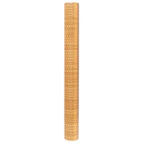 Balcony Screen Light Brown 400x90 cm Poly Rattan 156269