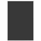 Roller Blind Blackout Black 155x230 cm Fabric Width 151.6 cm Polyester 4010957
