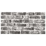 3D Wall Panels with Dark Grey Brick Design 10 pcs EPS 147200