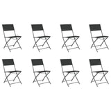 Garden Dining Set Grey and Black 3102921
