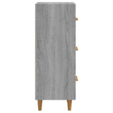 Sideboard Grey Sonoma 34.5x34x90 cm Engineered Wood 817409