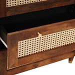 Sideboard Set 2 pcs Brown 60 x 33.5 x 75 cm Solid Mango wood 3310169