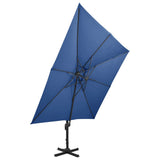 Cantilever Garden Parasol Azure Blue 312378