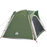 Camping Tent 4-Person Green Quick Release Waterproof 94356
