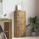 Bookcase Artisan Oak 40x24x102 cm Engineered Wood 860381