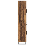 Highboard Old Wood 69.5 x 34 x 180 cm Engineered Wood 3415657