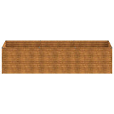 Garden Raised Bed 290x100x69 cm Corten Steel 152004