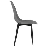 Dining Chairs 4 pcs Grey PP 338047
