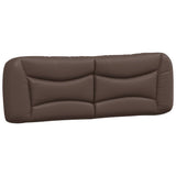 Bed Frame with LED without Mattress "Hvar" Brown 160x200 cm 3213943