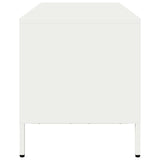 ZNTS TV Cabinet White 101.5x39x43.5 cm Cold-rolled Steel 851303
