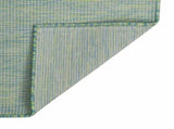 Outdoor Flatweave Rug 160x230 cm Turquoise 340804