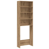 Washing Machine Cabinet Artisan Oak 64x24x190 cm 856644