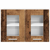 Hanging Cabinet 2 pcs Old Wood 60 x 31 x 40 cm Engineered Wood 884223