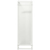 Firewood Rack White 25x25x80 cm Cold-rolled steel 864264