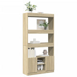 Highboard Sonoma Oak 92x33x180 cm Engineered Wood 3309620