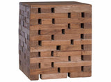 Stool Natural 29 x 29 x 48 cm Solid Reclaim wood 42012388