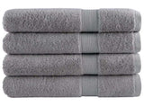 Premium Bath Towels "SOLUND" 4 pcs Grey 100x150 cm 600 gsm 137312