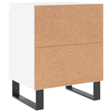 Bedside Cabinets 2 pcs White 40x30x50 cm Engineered Wood 826845