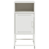 Bedside Cabinets 2 pcs White 36x39x78 cm Steel 846577