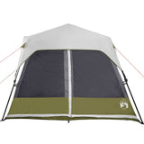 Family Tent with LED 9-Person Light Green Quick Release 94311