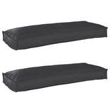 Pallet Cushion Set 2 pcs Black 100 x 40 x 8 cm Oxford Fbric 42001692