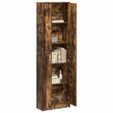 Wardrobe with Shelf Smoked Oak 55 x 25 x 189 cm Engineered Wood 3334012