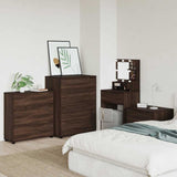 Storage Cabinet Brown Oak 80 x 31 x 81 cm Engineered Wood 888854