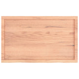 Bathroom Countertop Light Brown 100x60xcm Treated Solid Wood 3156135