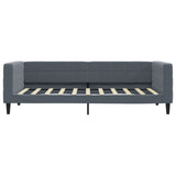 Daybed with Trundle&Drawers without Mattress Dark Grey 90x190 cm Single 3196786