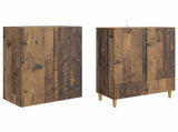 Cabinet Set 2 pcs 66 x 34.5 x 95 cm Engineered Wood 3416536