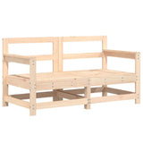 Garden Lounge Set Natural Wood Solid Pine Wood 6 Piece Modular 3186466