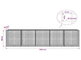 Gabion with 3.5 mm Wire and 5x5 cm Mesh 500x50x150 cm 3462364