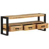 TV Cabinet 120x30x45 cm Solid Wood Mango 351669