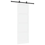 Sliding Door Manual ORKDAL White and black 78 x 232 cm 3333447