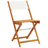 Garden Chair Set of 4 Cream White 3214610
